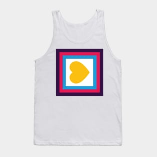 Polyamory Pride Minimalist - Squareception - (New Colors) Tank Top